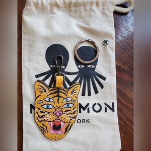 Min and Mon Tiger Keychain